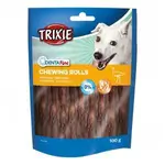 Trixie Denta Fun Chewing Ostrich Rolls 12cm 100g